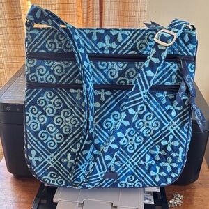 Vera Bradley blue patterned  Crossbody Bag